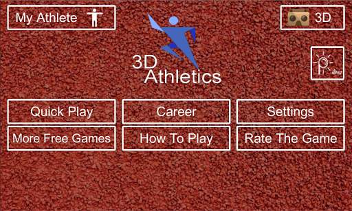3D Athletics :Cardboard VR Sim screenshot 1