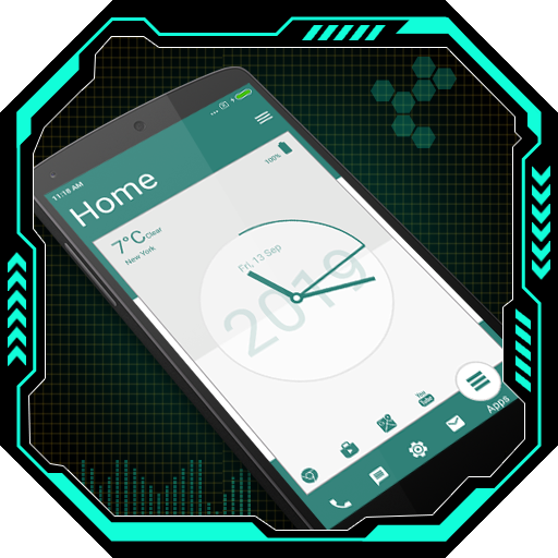 Analog Clock Launcher -Applock icon