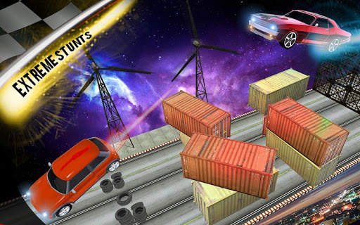 Space Car Stunt Drive 2018: Real Speed Bump Racing screenshot 3