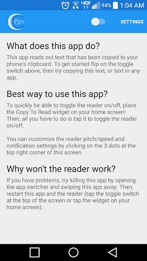 Copy To Read - Text to Speech screenshot 3
