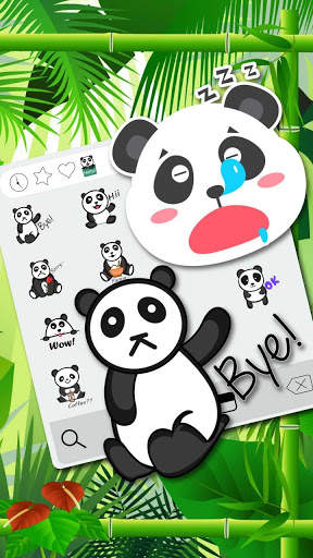 Cute Panda Baby Emoji Stickers screenshot 3