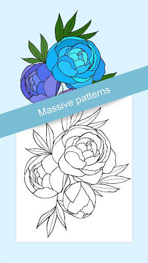 Flowers Coloring Books screenshot 3