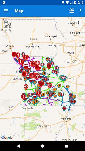 MoDOT Traveler Information screenshot 1