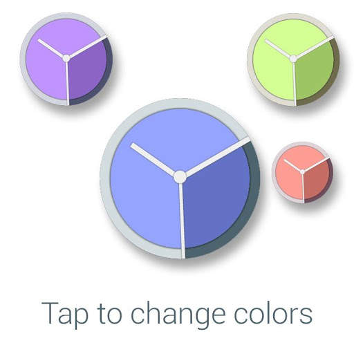 Material Clock Watch Face screenshot 2