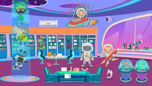 My space town adventure: Pretend play astronaut screenshot 1