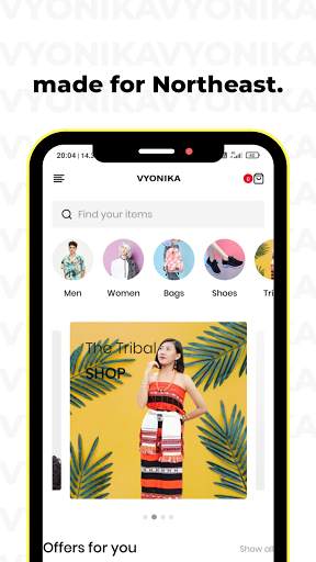 Vyonika - Shopping app for Northeast screenshot 1