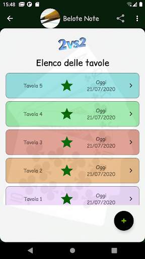 Belote Note screenshot 2