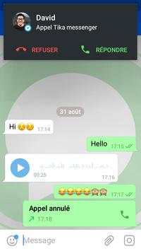 Tika messenger screenshot 2