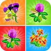 Flower memory games logo
