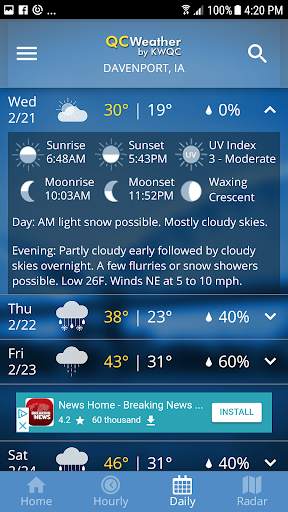 QCWeather - KWQC-TV6 screenshot 5