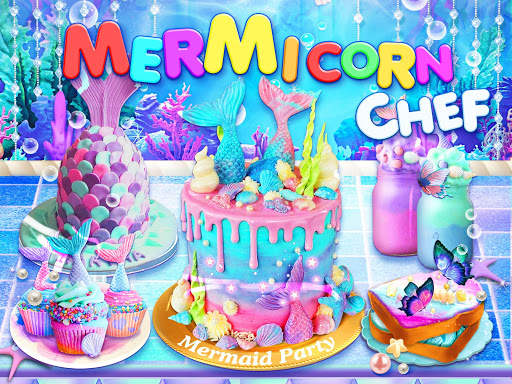 Cooking Games:Unicorn Chef Mermaid Games for Girls screenshot 1