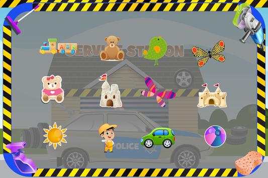 Police Car - Wash Games screenshot 6