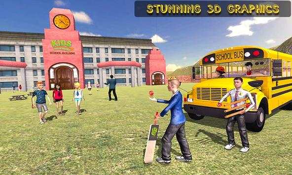 Off Road School Bus : Uphill Driving Simulator screenshot 5