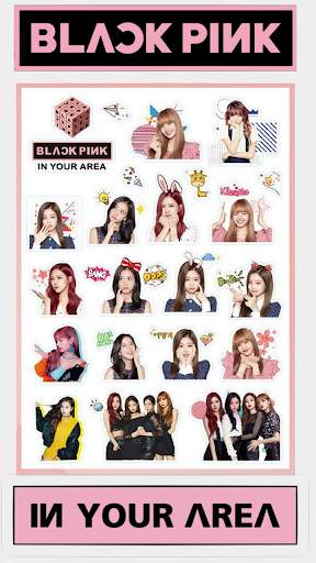 NEW BLACKPINK for Whatsapp  KPOP Idol WAStickerApp screenshot 1