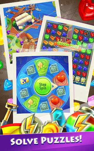 Gummy Drop! Match 3 to Build स्क्रीनशॉट 3