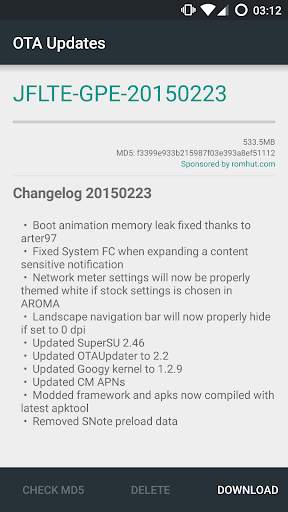 OTA Updates [ROOT][CUSTOM ROM] screenshot 2