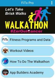 FiTx Pro Fitness, Sports and Training App screenshot 1