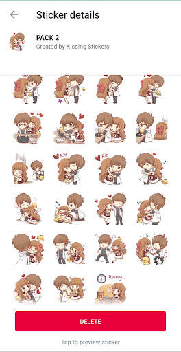 Kissing Stickers for Whatsapp screenshot 5