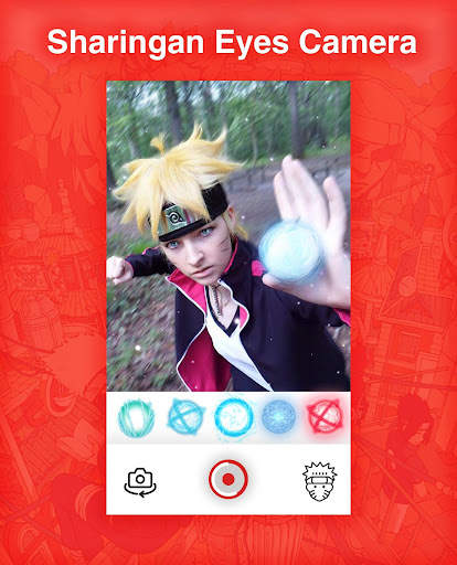Sharingan Eyes Camera - Anime Photo Editor screenshot 5