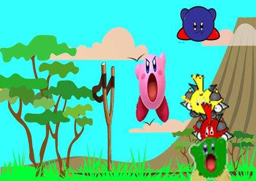 Angry Kirby bird Game screenshot 3