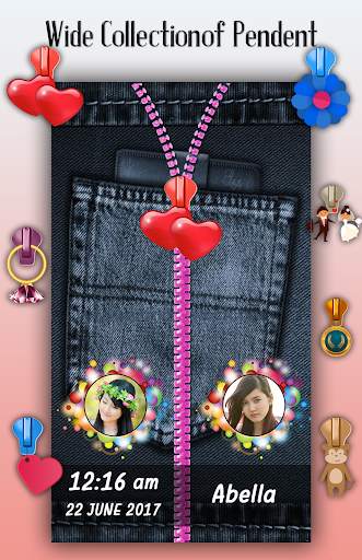 Jeans Zipper Lock Screen 5 تصوير الشاشة