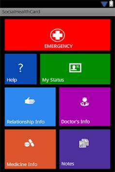 Social Health Card screenshot 1
