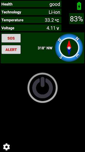 Flashlight – Free brightest & Compass & SOS Alert screenshot 2