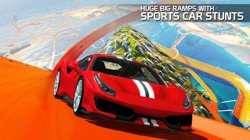 Mega Ramp Hot Car Jumping: Race Off Car Stunt Game screenshot 2