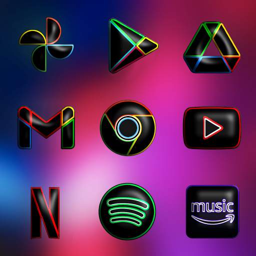 Flixy 3D - Icon Pack 4 تصوير الشاشة