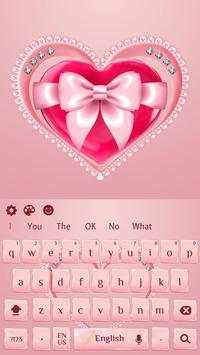 Pink Love keyboard screenshot 4