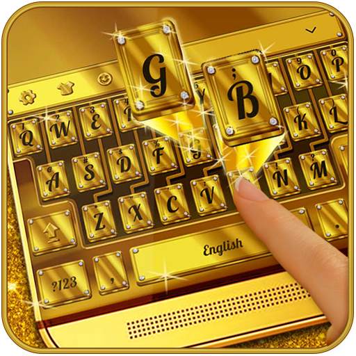 Aurum Gold Keyboard Theme 10001004
