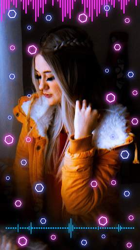 Music Beat Video Maker - Particle Beat Video Maker скриншот 2
