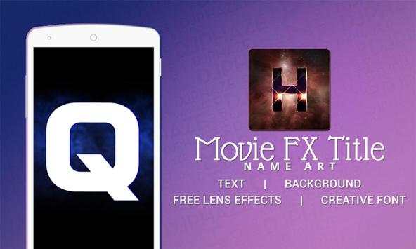 Movie FX Title - Name Art screenshot 3
