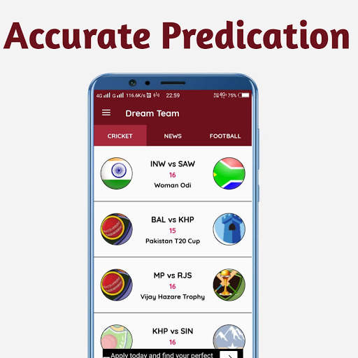 Dream Team 11 - Live Cricket Score & Prediction screenshot 2