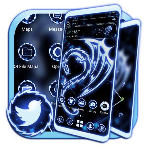 Blue Dragon Launcher Theme 1.1