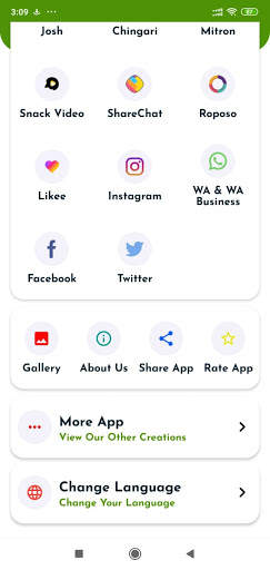 Vidia - All Social Vidoes Status Downloader screenshot 1