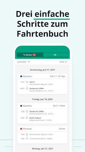 Fahrtenbuch von Driversnote screenshot 3