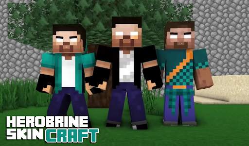 😎Herobrine skins for Minecraft PE screenshot 1