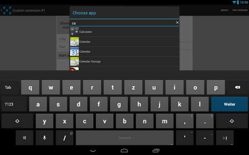 DashClock custom extension 11 تصوير الشاشة