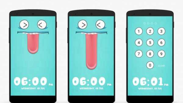 Funny Face Lock Screen screenshot 1