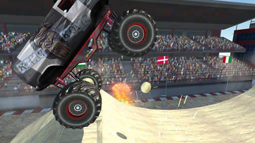 Monster Truck Stunts, Race and Crush Cars screenshot 6