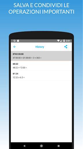 Time Calc - Calcolatrice Tempo screenshot 5