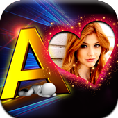 Lighting Text Photo Frames icon