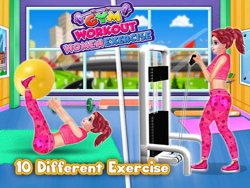 Gym Workout - Women Exercise Game screenshot 5