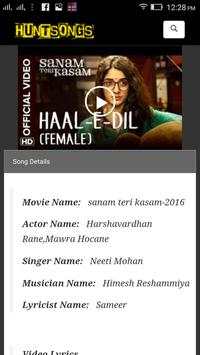 Bollywood video songs & lyrics screenshot 5
