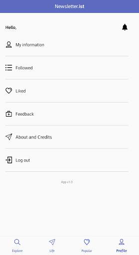 Newsletter.ist - Reading App 3 تصوير الشاشة