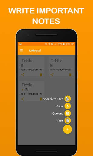 Notepad Note App - To do, Notes & lists 1 تصوير الشاشة