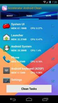 Accelerator Android Clean screenshot 2