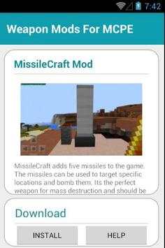 Weapon Mods For MCPE screenshot 3