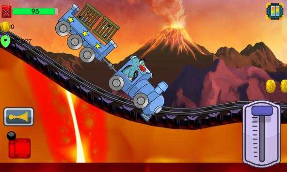 Little Oggy Rail Rush screenshot 4